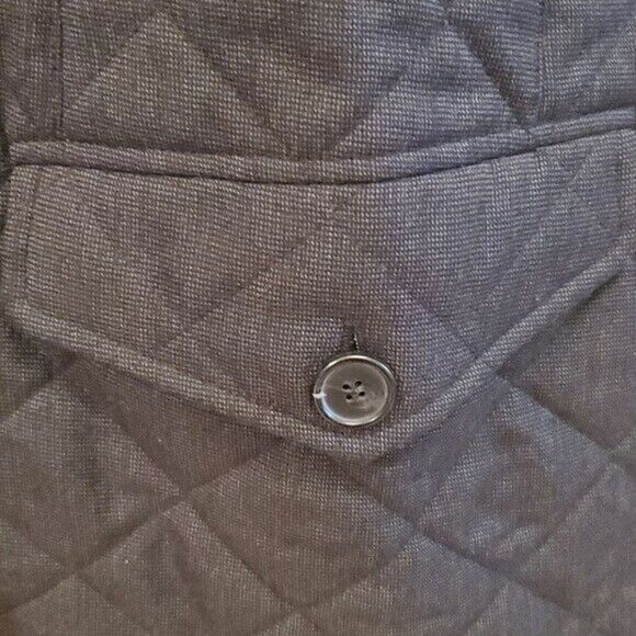 TASSO ELBA Charcoal Quilted Men's Jacket - XLarge - Picture 5 of 8